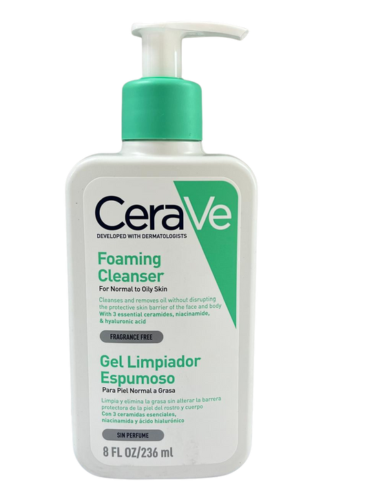 CERAVE gel limpiador espuma