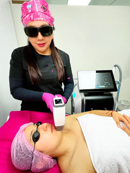 Depilación definitiva - láser DIODO / Barbilla de 6 a 8 sesiones